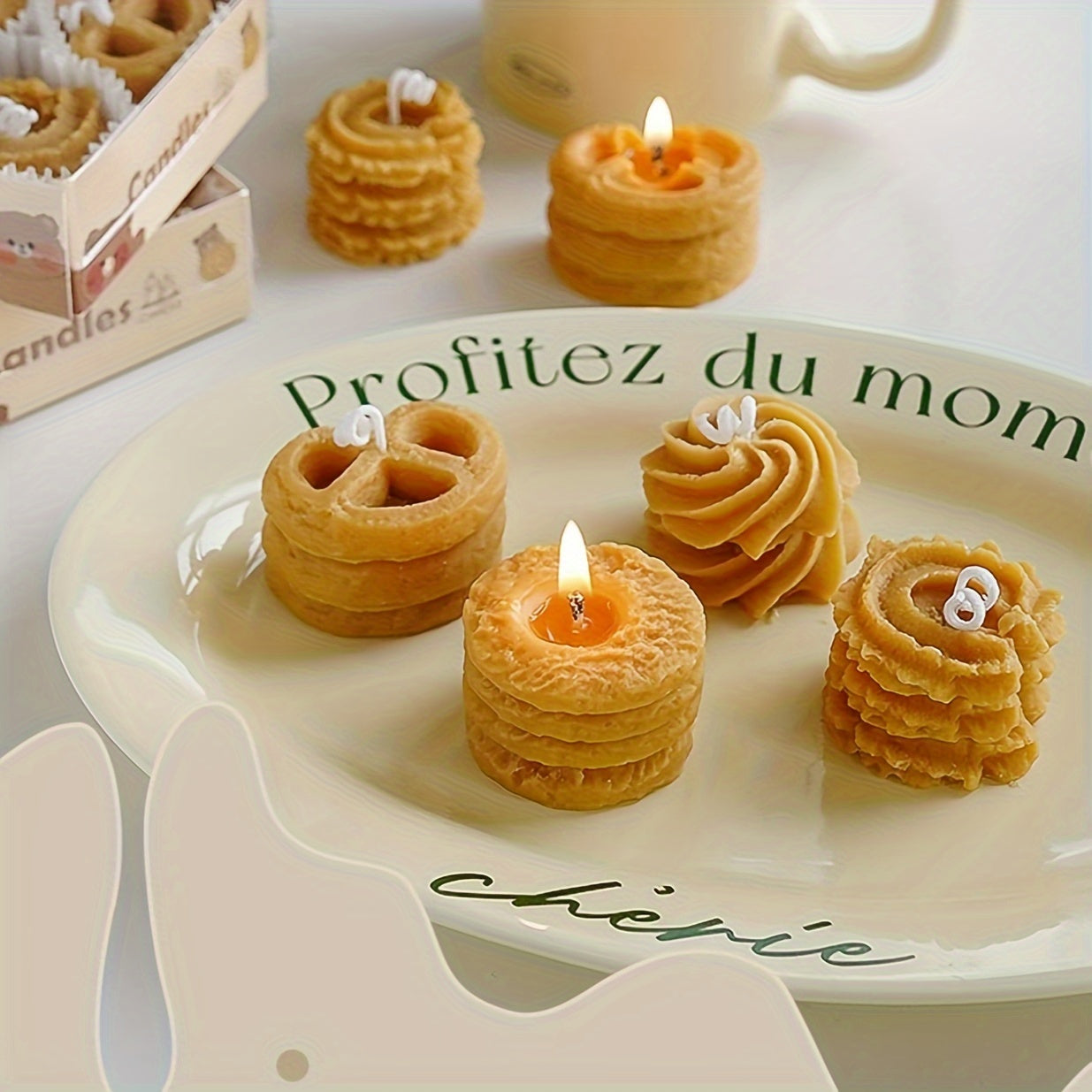 Cookie Candle Gift Box