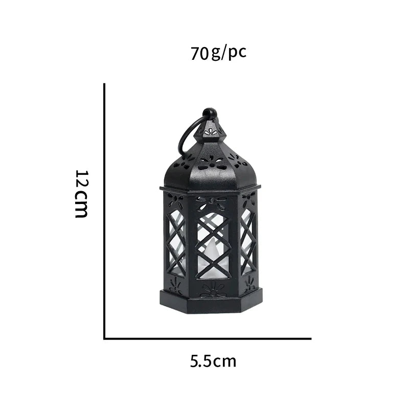 Black Candle Lamp