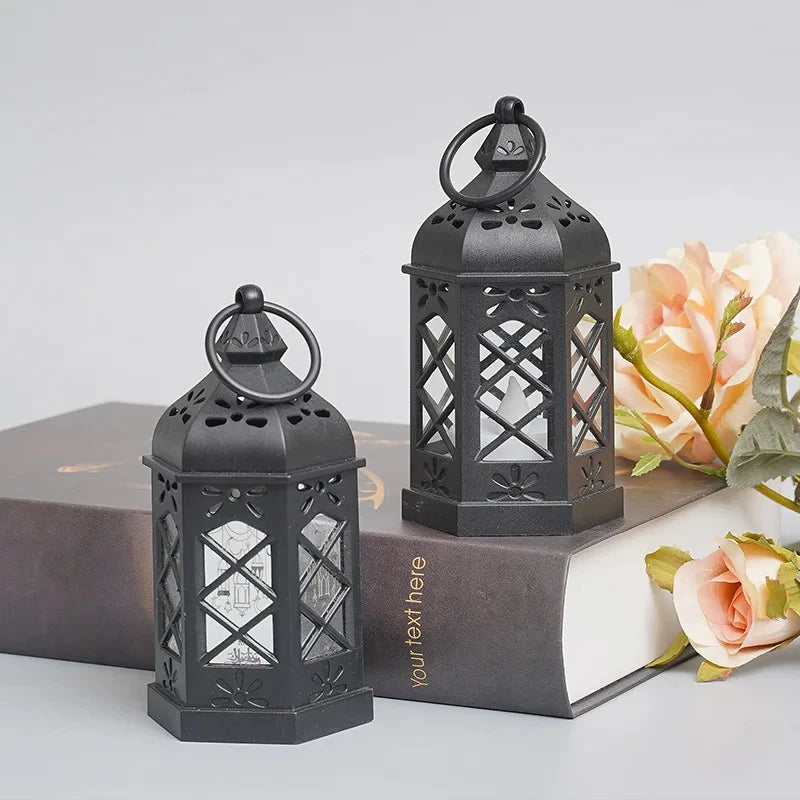 Black Candle Lamp