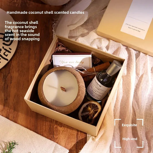 Coconut Aromatherapy Candle Gift Box